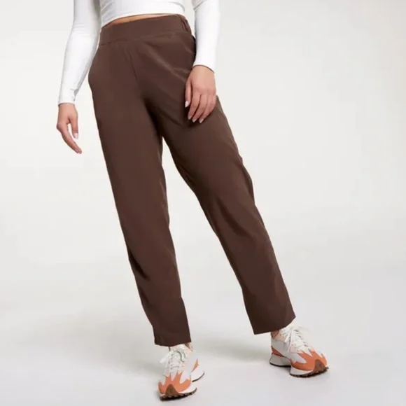 CALIA by Carrie Underwood Chocolate Brown Truelight Straight Leg Pant - Picture 1 of 4